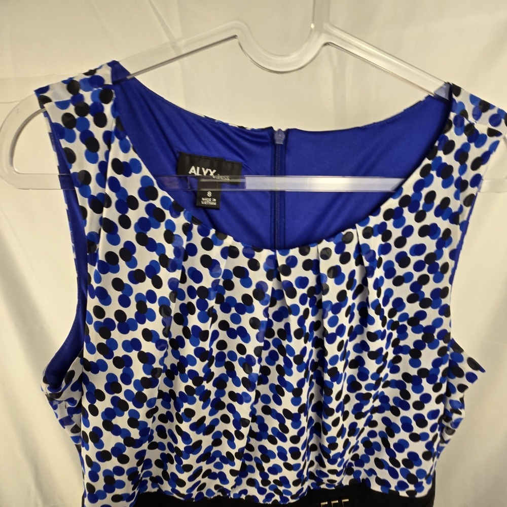 Alyx Career Sheath Sleeveless Dress Sz 8 Officecore Business Corporate Office - Picture 4 of 14